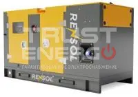 Дизельный генератор Rensol RD330HC в кожухе Doosan P126TI-II trustenergo.ru
