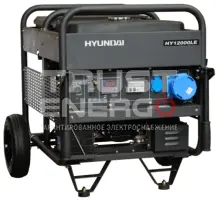Бензиновый генератор Hyundai HY 12000LE с АВР Открытая на раме Hyundai  trustenergo.ru
