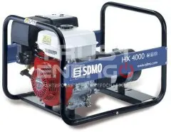 Бензиновый генератор SDMO HX 4000-C (-S) Открытая на раме Honda OHV trustenergo.ru

